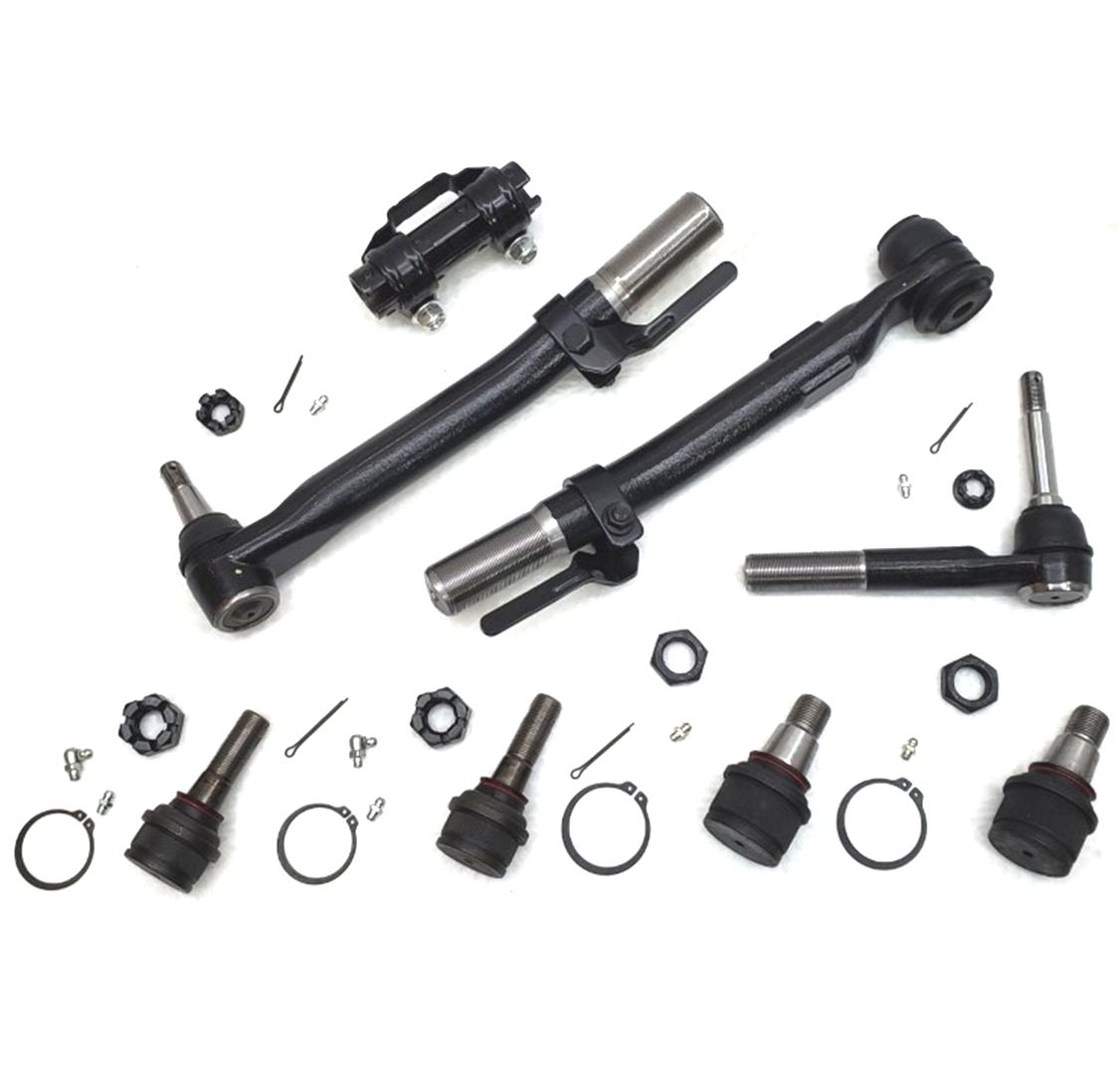 Lifetime Auto Parts Ball Joint & Tie Rod Kit for 2017-2019 Ford F250, F350 Super Duty 4x4 Wide Frame